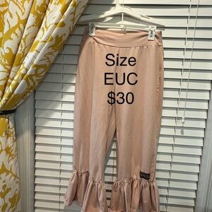 Matilda Jane Pink Ruffle Hem Leggings